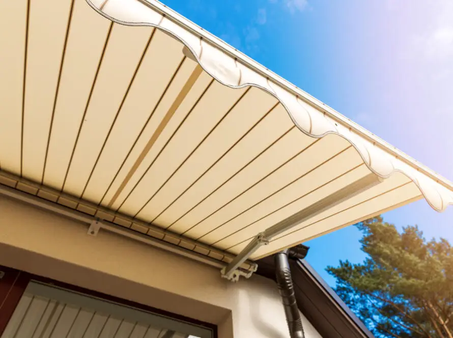 awning over balcony window